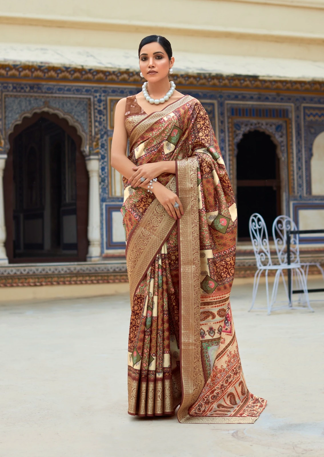 Rajpath Saaria Silk Dola Viscose Wholesale Fancy Sarees Catalog — Wholesale Sarees, MPA wholesale from Surat - Gallery Image 11